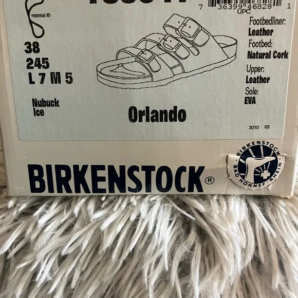 Birkenstock Beige Triple Strap Sandals - Picture 6 of 6